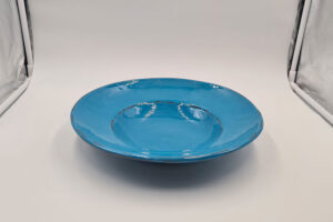 vaisselle-ceramique-fait-main-assiette-a-pate-turquoise-aubagne