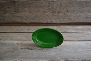 vaisselle-ceramique-fait-main-mini-plat-ovale-vert-aubagne