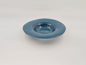 vaisselle-ceramique-fait-main-petite-assiette-gourmet-bleu-canard-aubagne