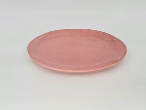vaisselle-ceramique-fait-main-plat-a-roti-rose-aubagne