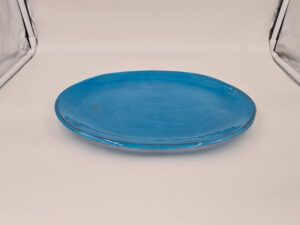 vaisselle-ceramique-fait-main-plat-a-roti-turquoise-aubagne