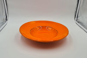 vaisselle-ceramique-fait-main-assiette-a-pate-orange-aubagne