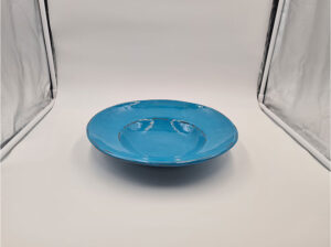 vaisselle-ceramique-fait-main-petite-assiette-gourmet-turquoise-aubagne