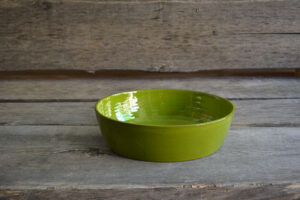 vaisselle-ceramique-fait-main-saladier-bas-petit-vert-aubagne