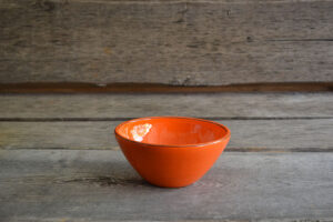 vaisselle-ceramique-fait-main-saladier-petit-orange-aubagne