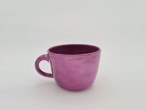 vaisselle-ceramique-fait-main-soupe-anse-violet-aubagne