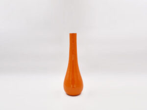 vaisselle-ceramique-fait-main-vase-rond-bas-oranget-aubagne